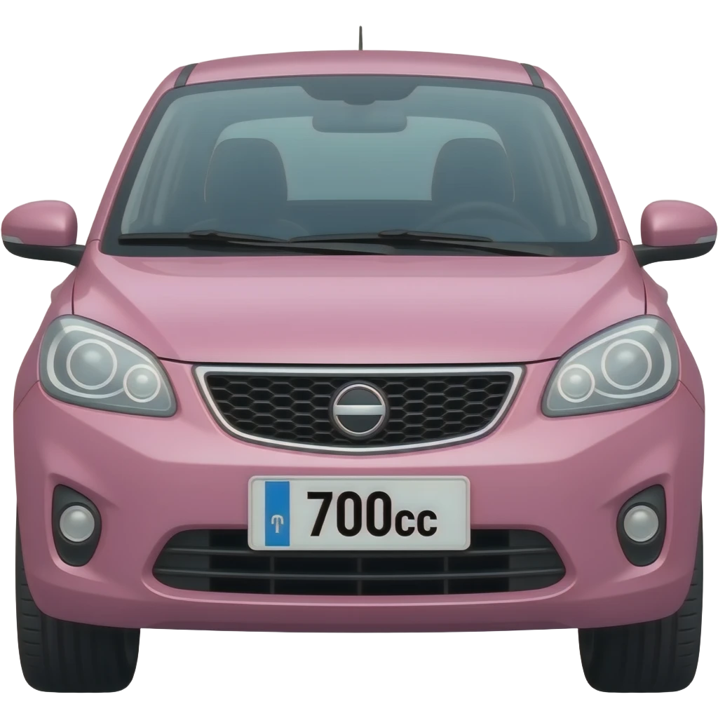 Φτιάξε ένα ροζ smart 700cc  αμάξι emoji