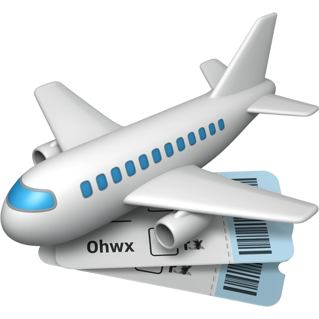 plane tickets emoji