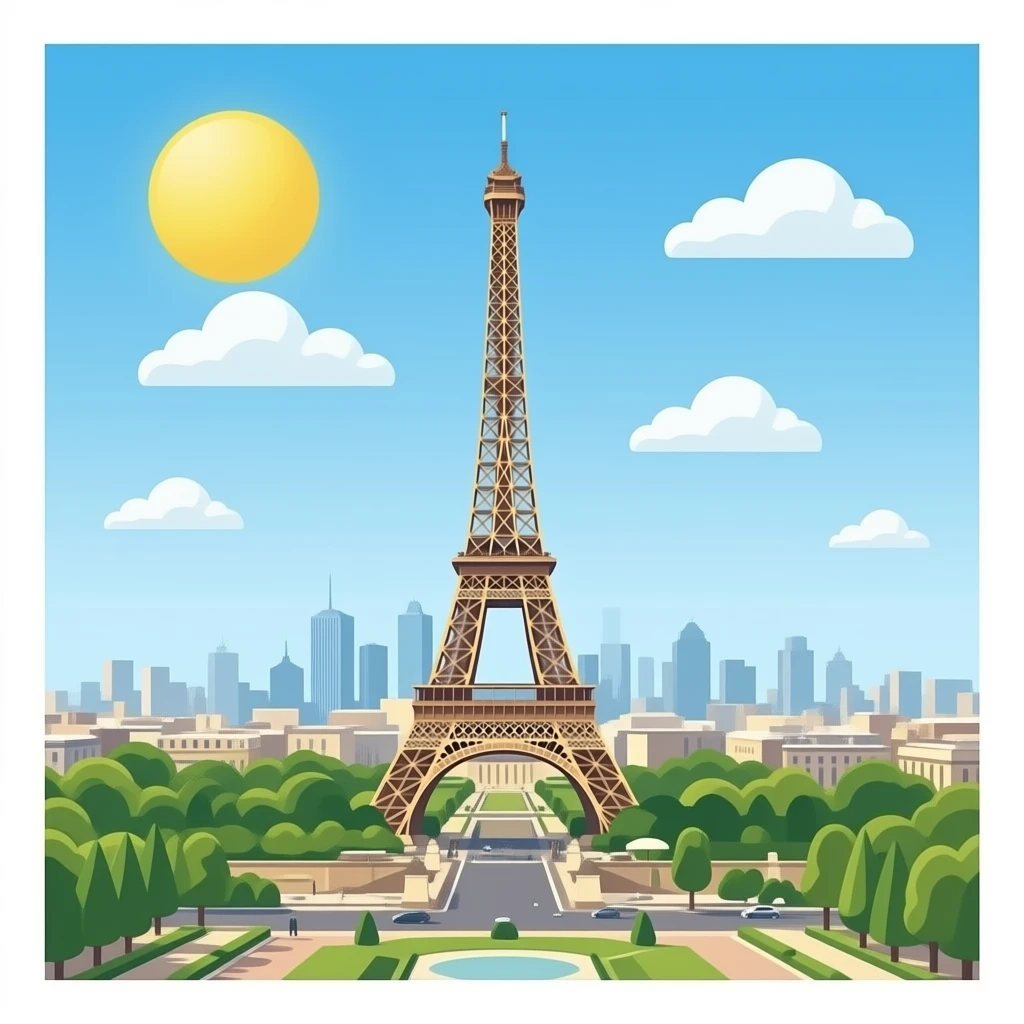 Eiffel tower emoji