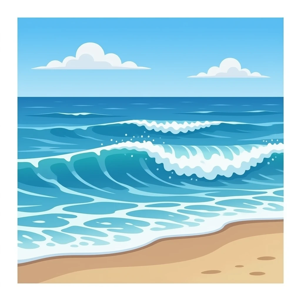 Waves emoji