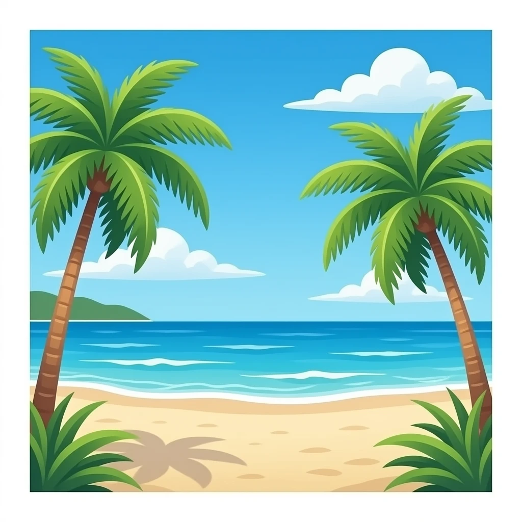 Praia emoji