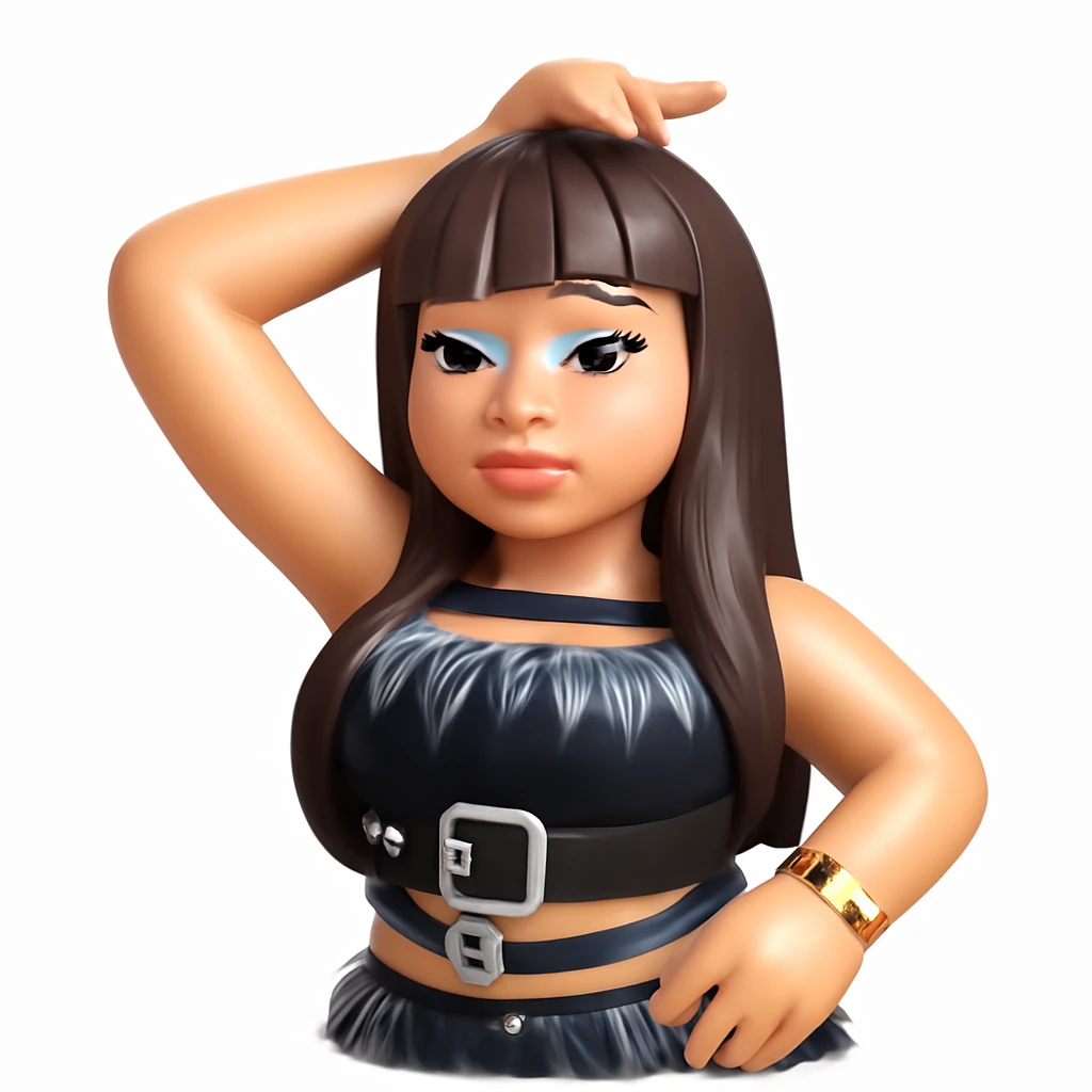 Convert the uploaded image into a 3D Apple-style emoji — preserve the key shapes, colors, and overall composition of the original image. Simplify the forms into clean, rounded cartoon-style elements while keeping the subject recognizable. Apply glossy textures, soft lighting, smooth shading, and render everything in Apple emoji style on a clean white background emoji