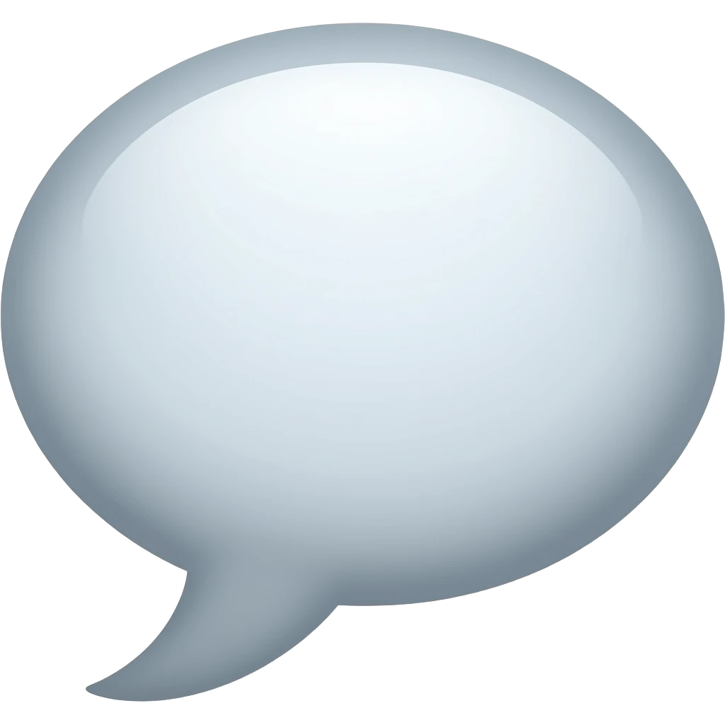 Speech bubble emoji