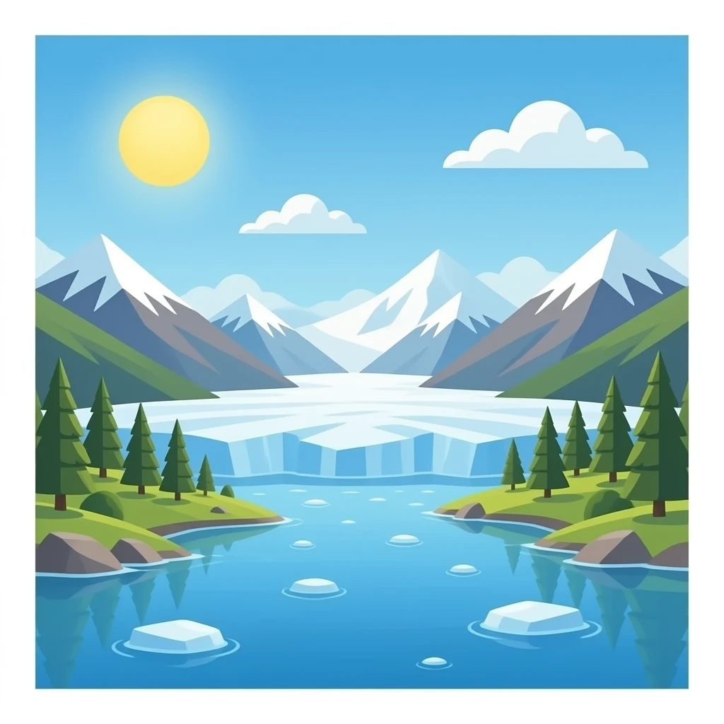 Glacier emoji