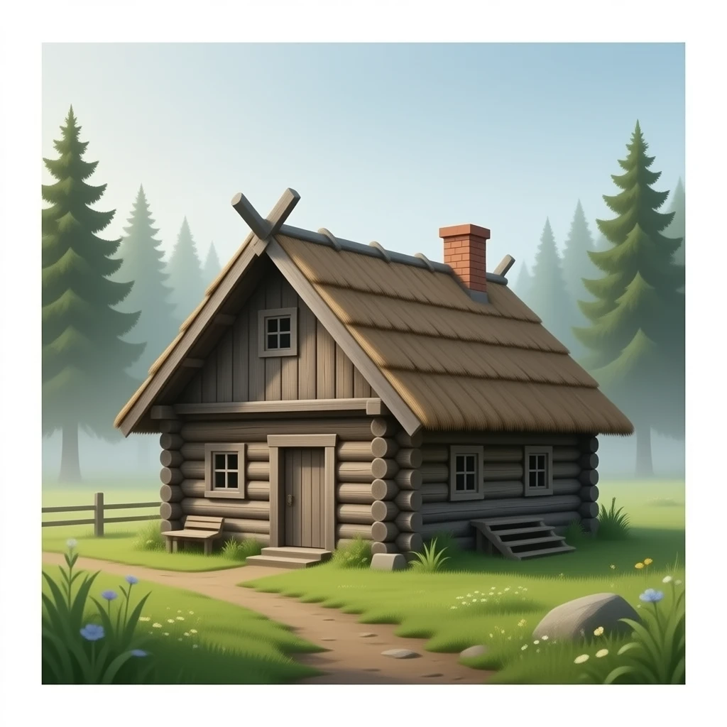 The old hut emoji