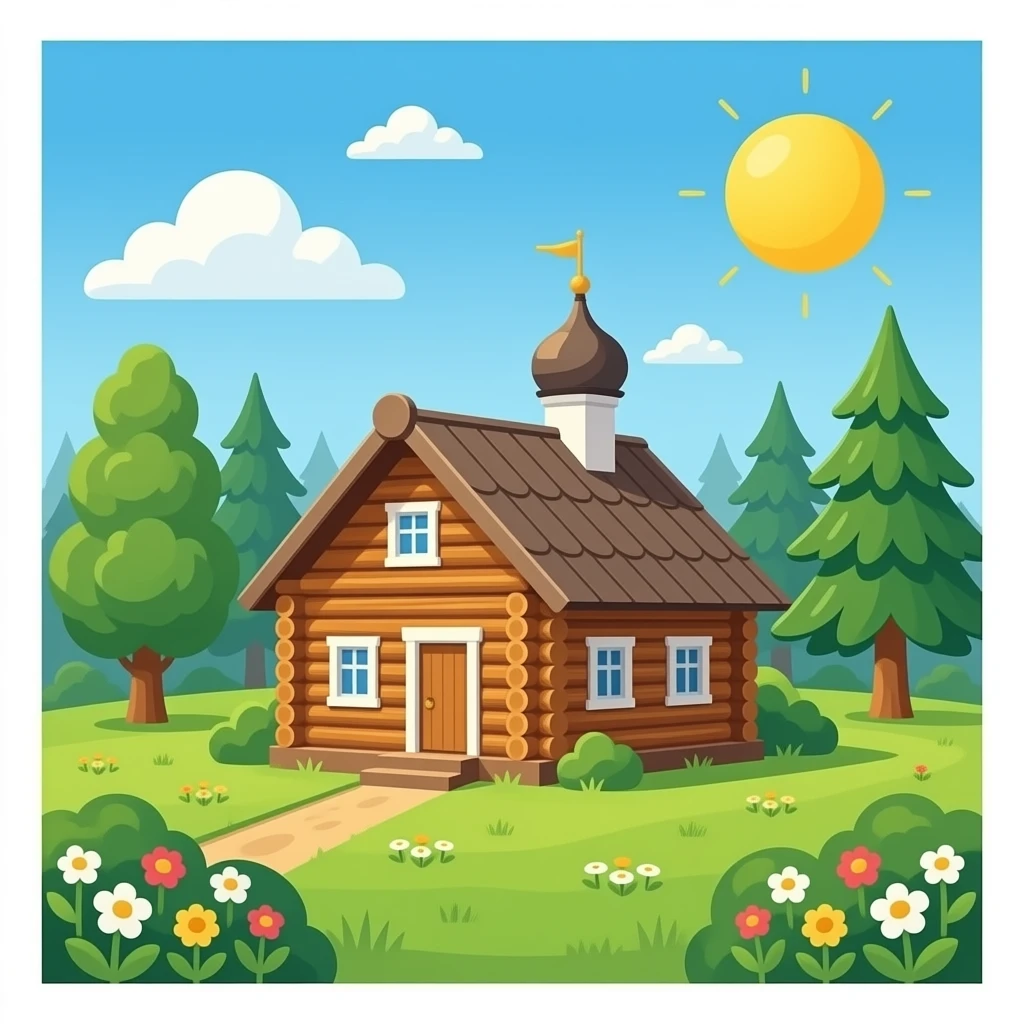 Russian datcha isba emoji