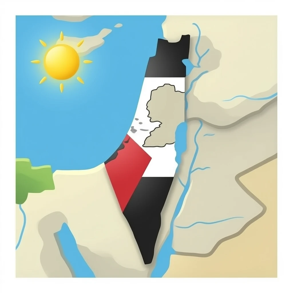 Make a palestine  map emoji
