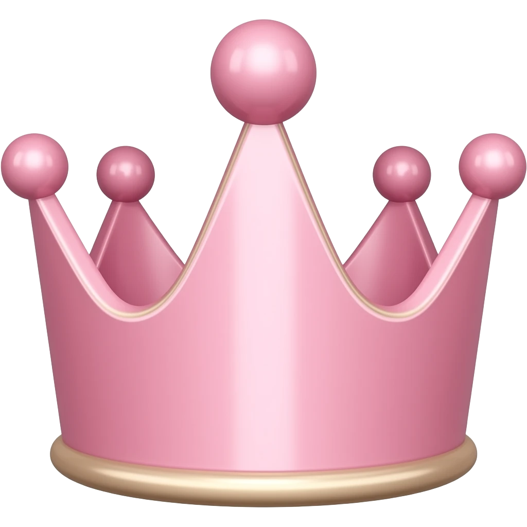 Coroa  rosa emoji