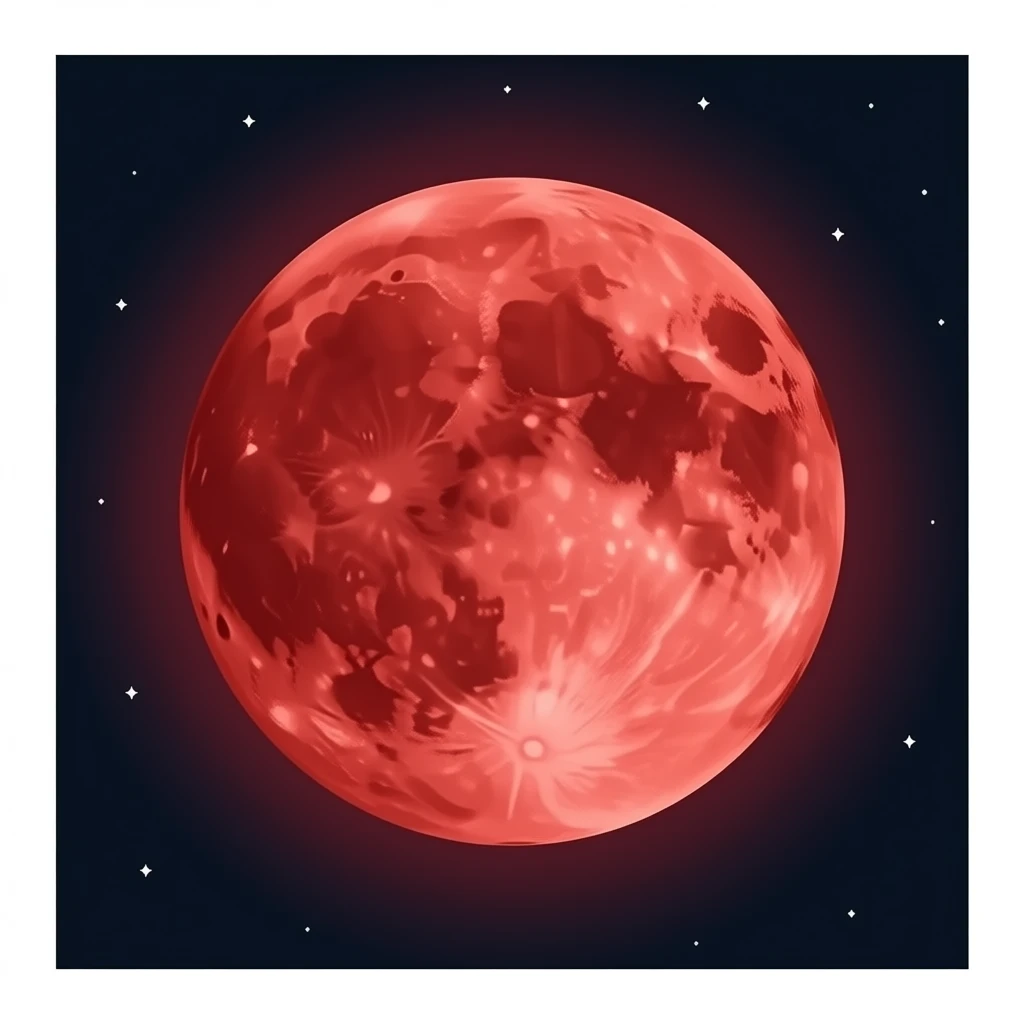 blood moon emoji