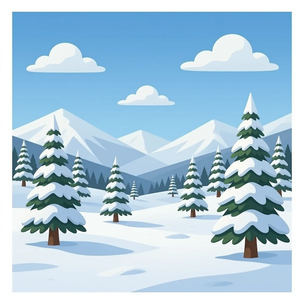 Snow emoji