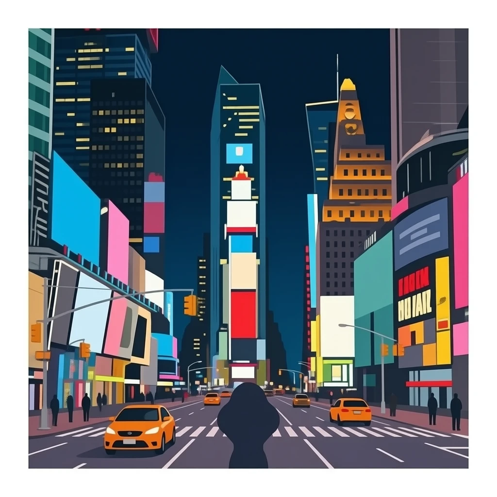 Times Square full view emoji