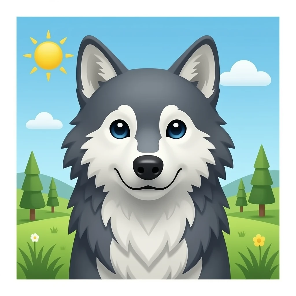 lobo guara emoji