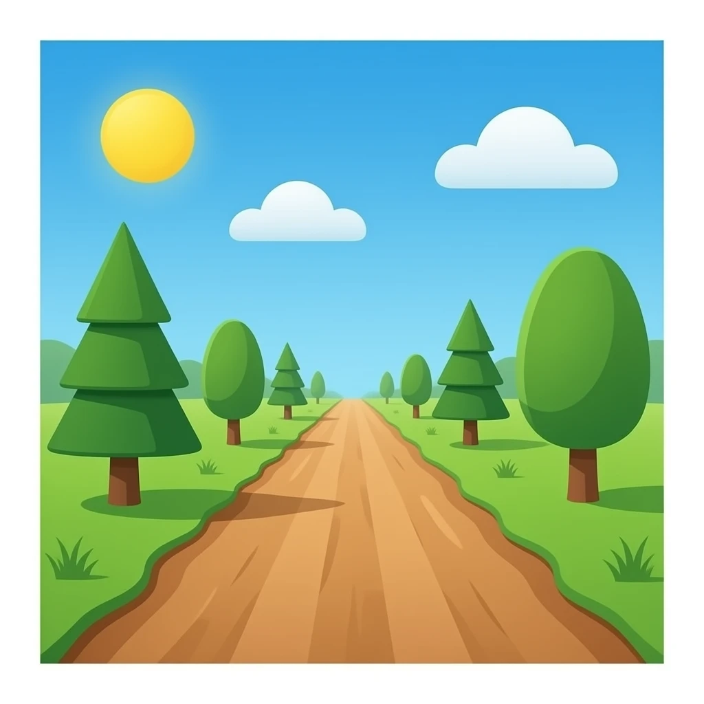 dirt road emoji