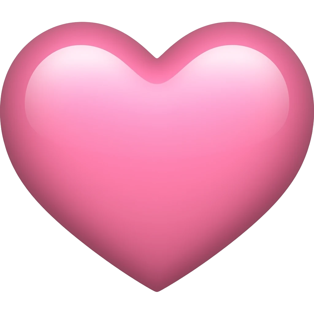 light pink heart emoji emoji