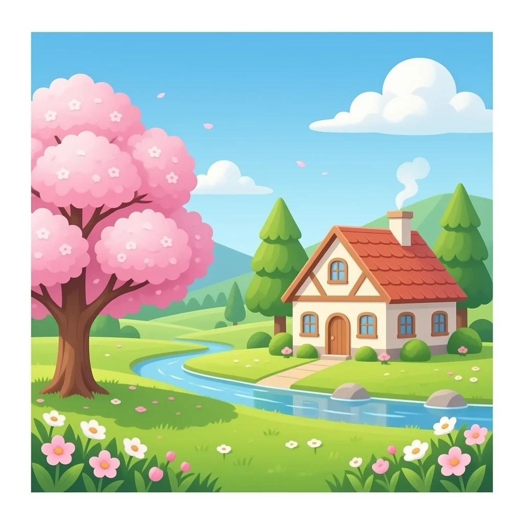 Cherry cottage core emoji