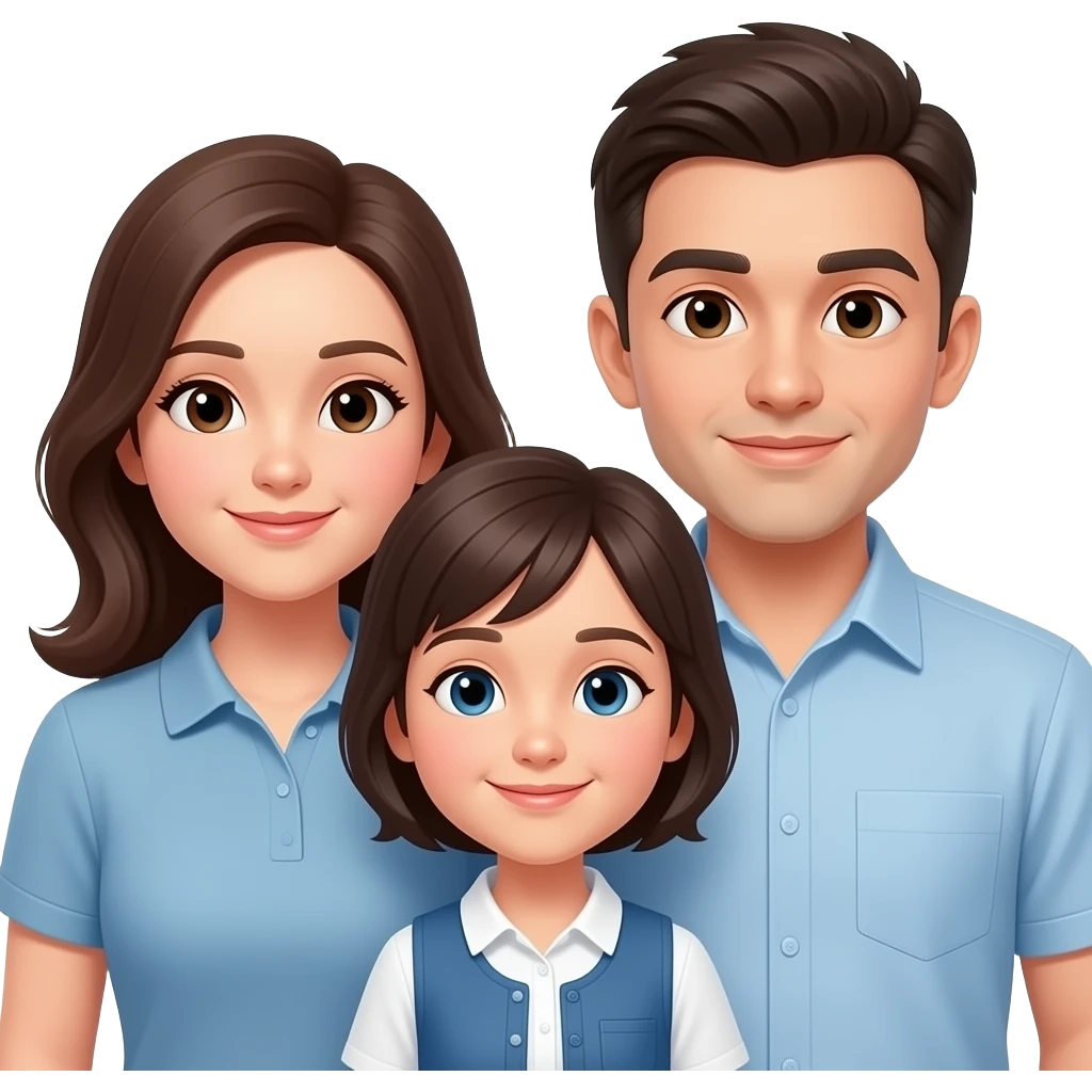 4, Yo, mis padres y mi hermano adulto emoji