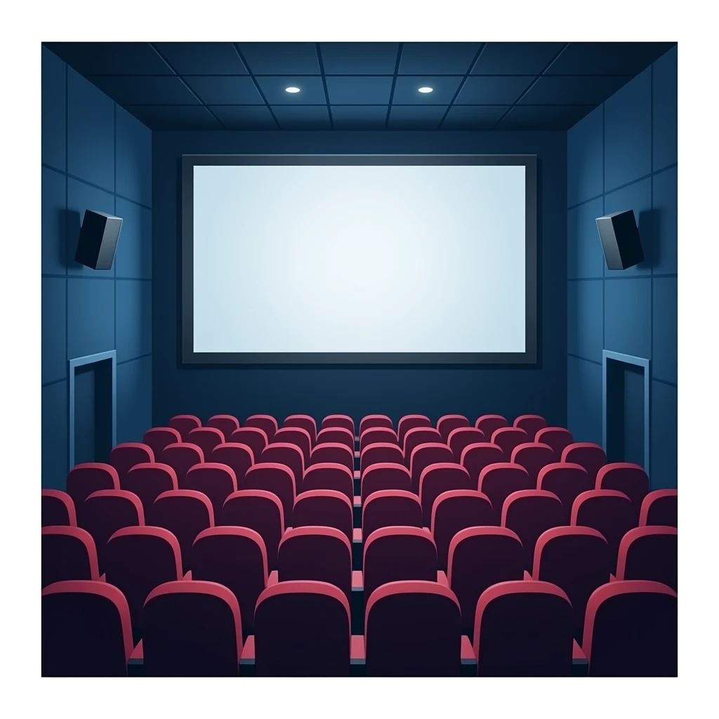 the packed movie theater emoji