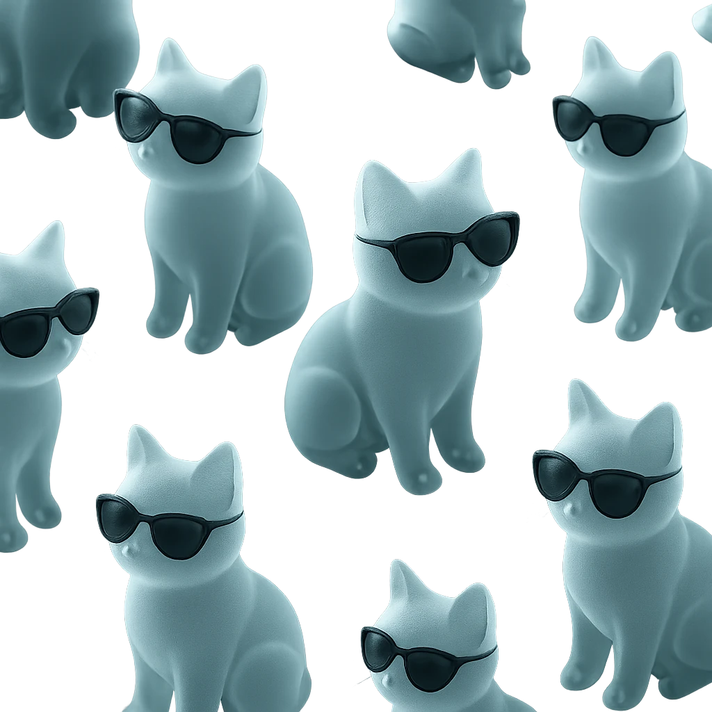 Cat wearing sunglasses emoji