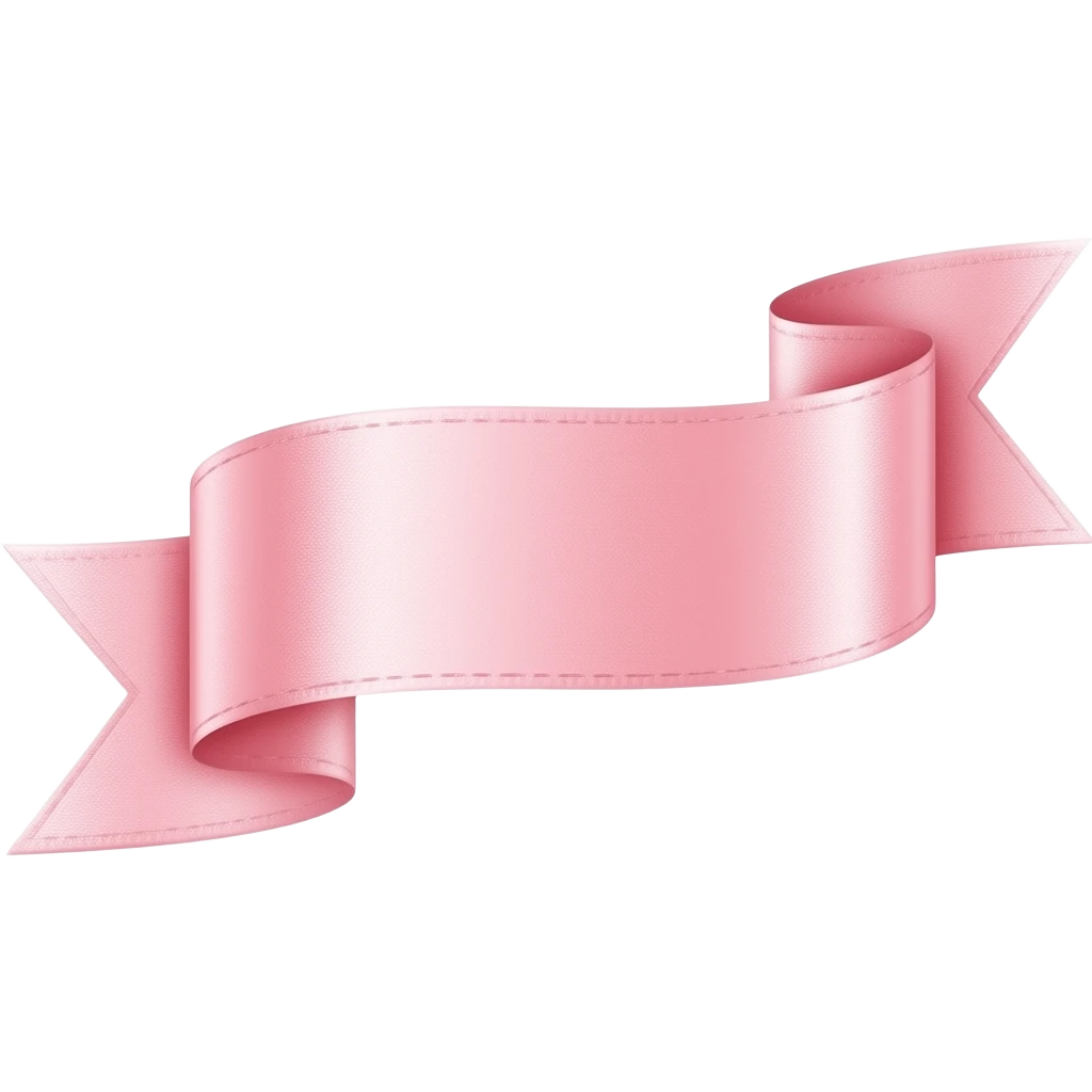 wavy pink ribbon streched in line emoji | AI Emoji Generator