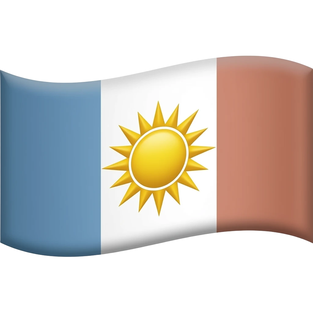 ایموجی پرچم شیرو خورشید برام بساز emoji