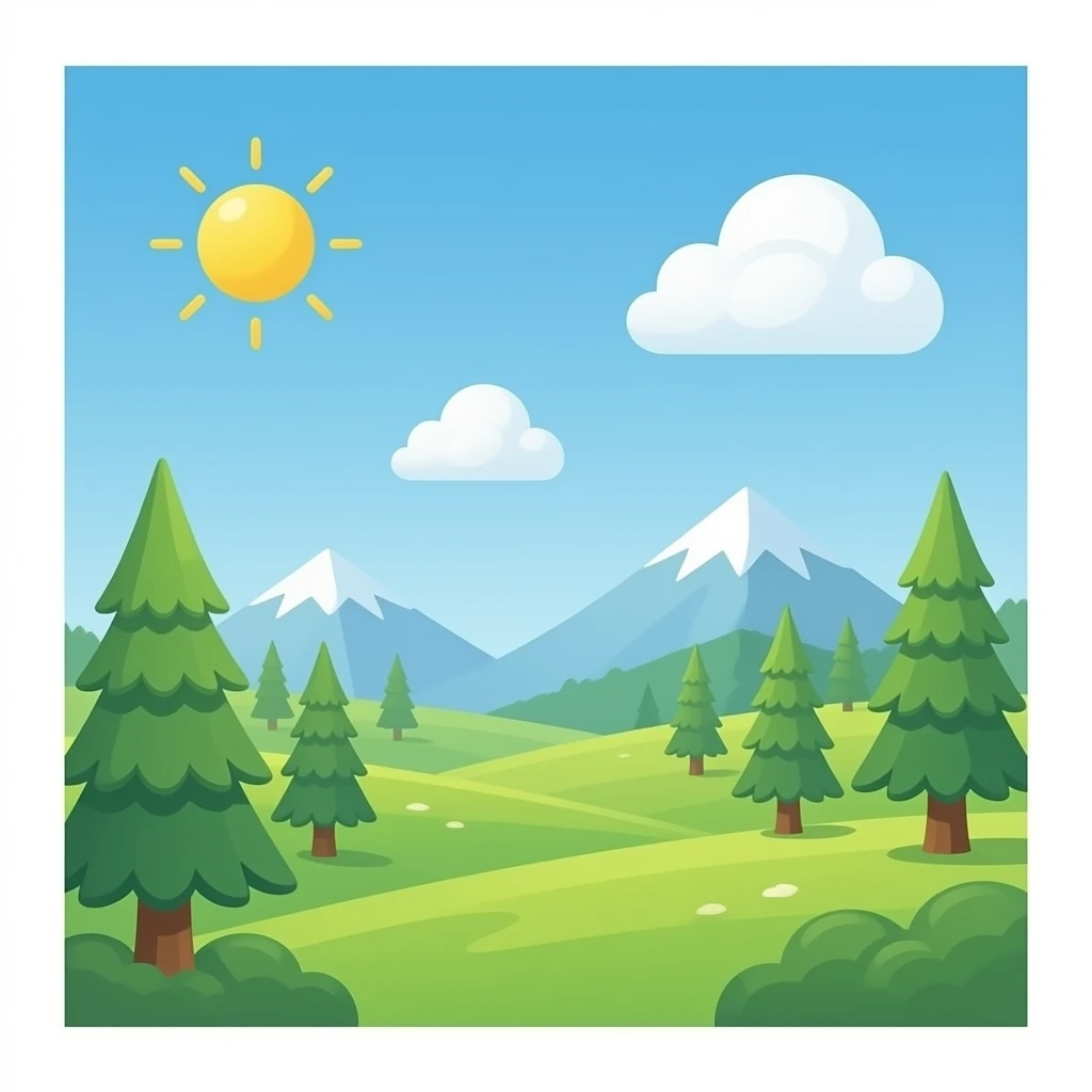 white treetop emoji
