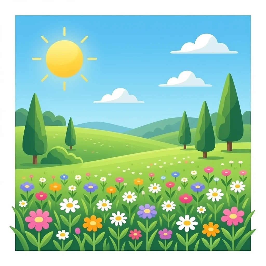 wildflower patch emoji