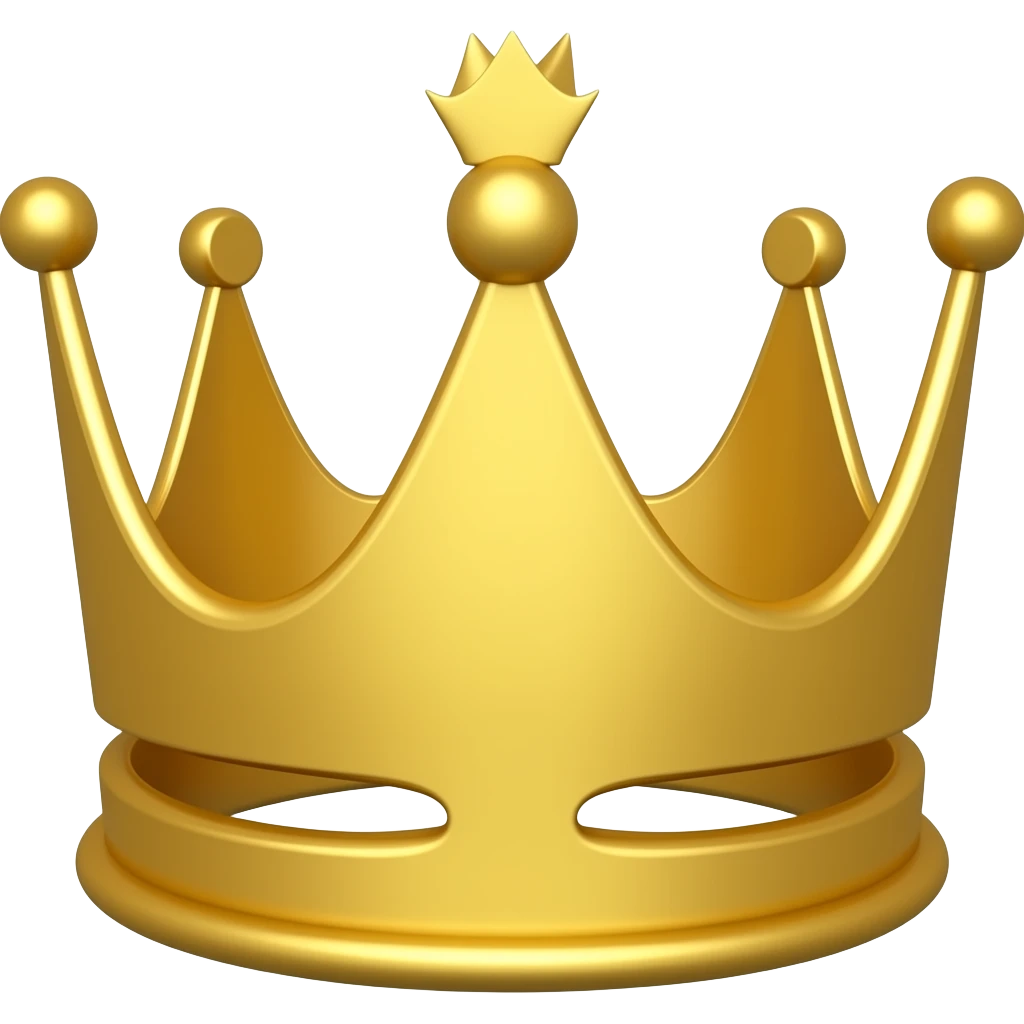 a crown emoji