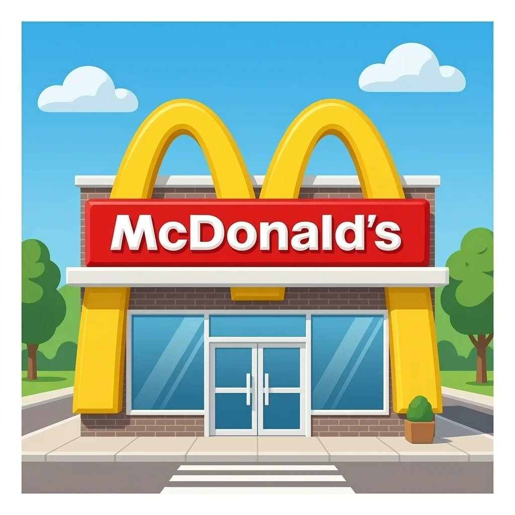 McDonald’s but Reverse Color emoji