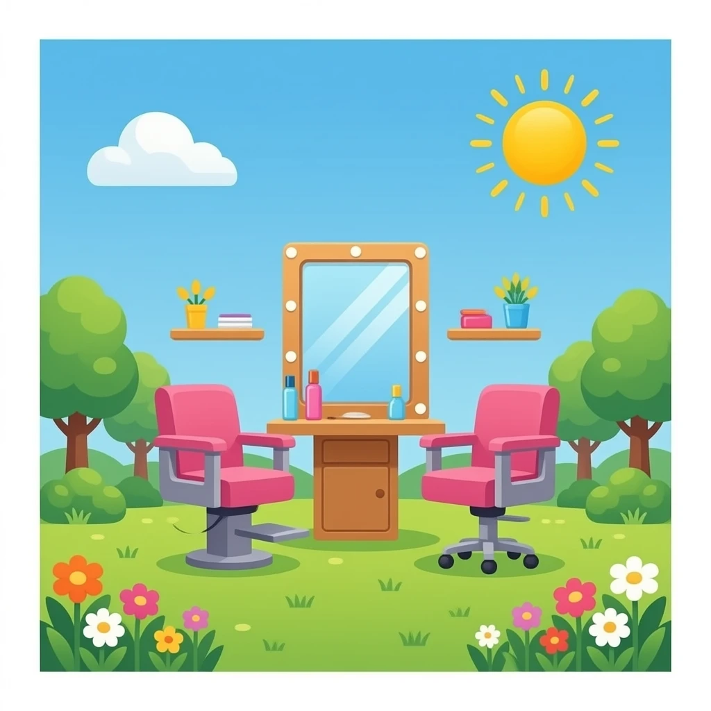 salão de beleza emoji