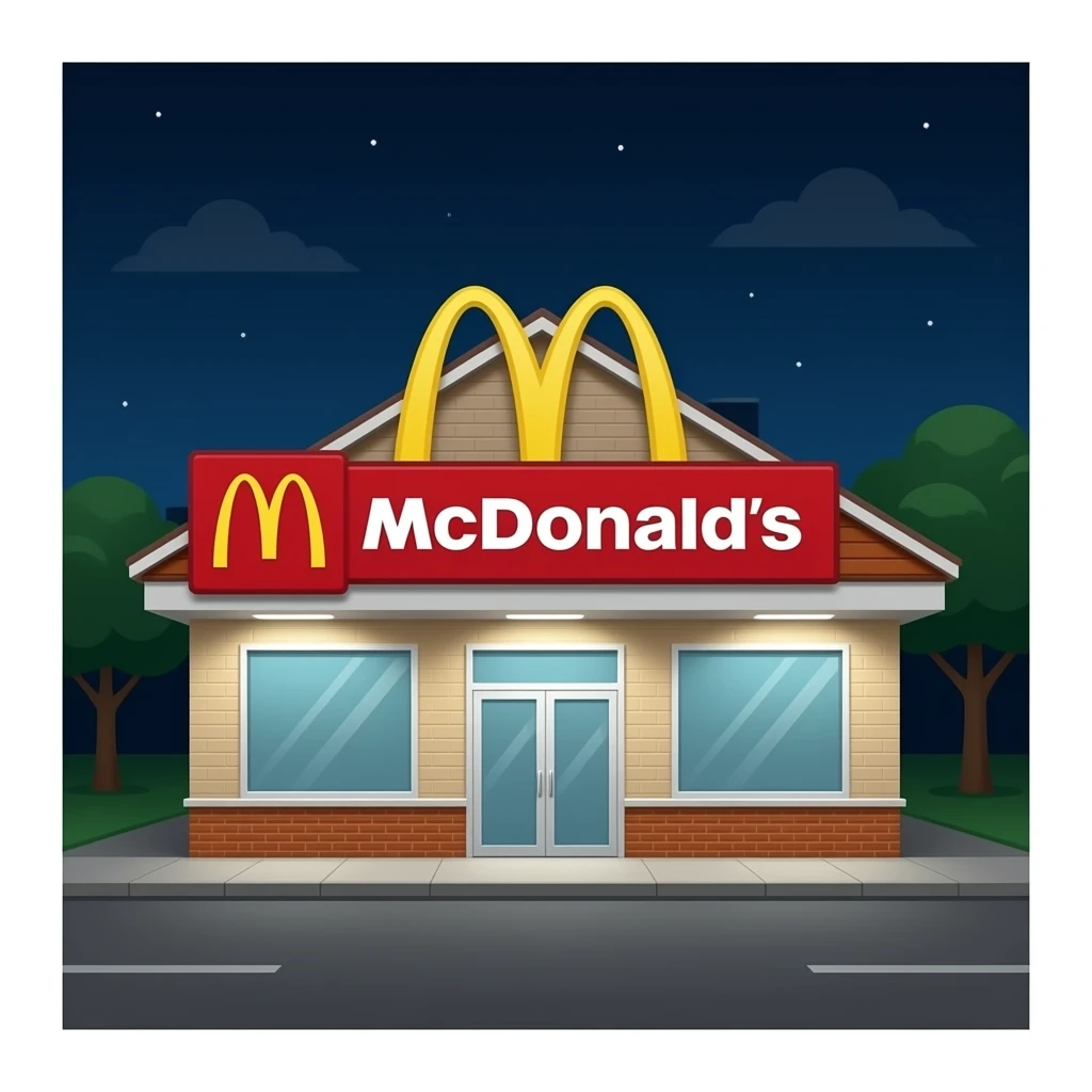 closing mcdonalds emoji