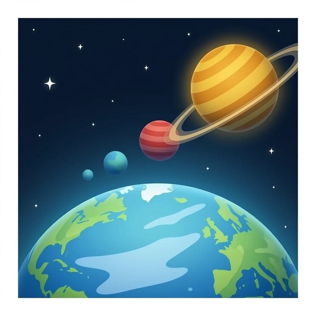 Solar system emoji