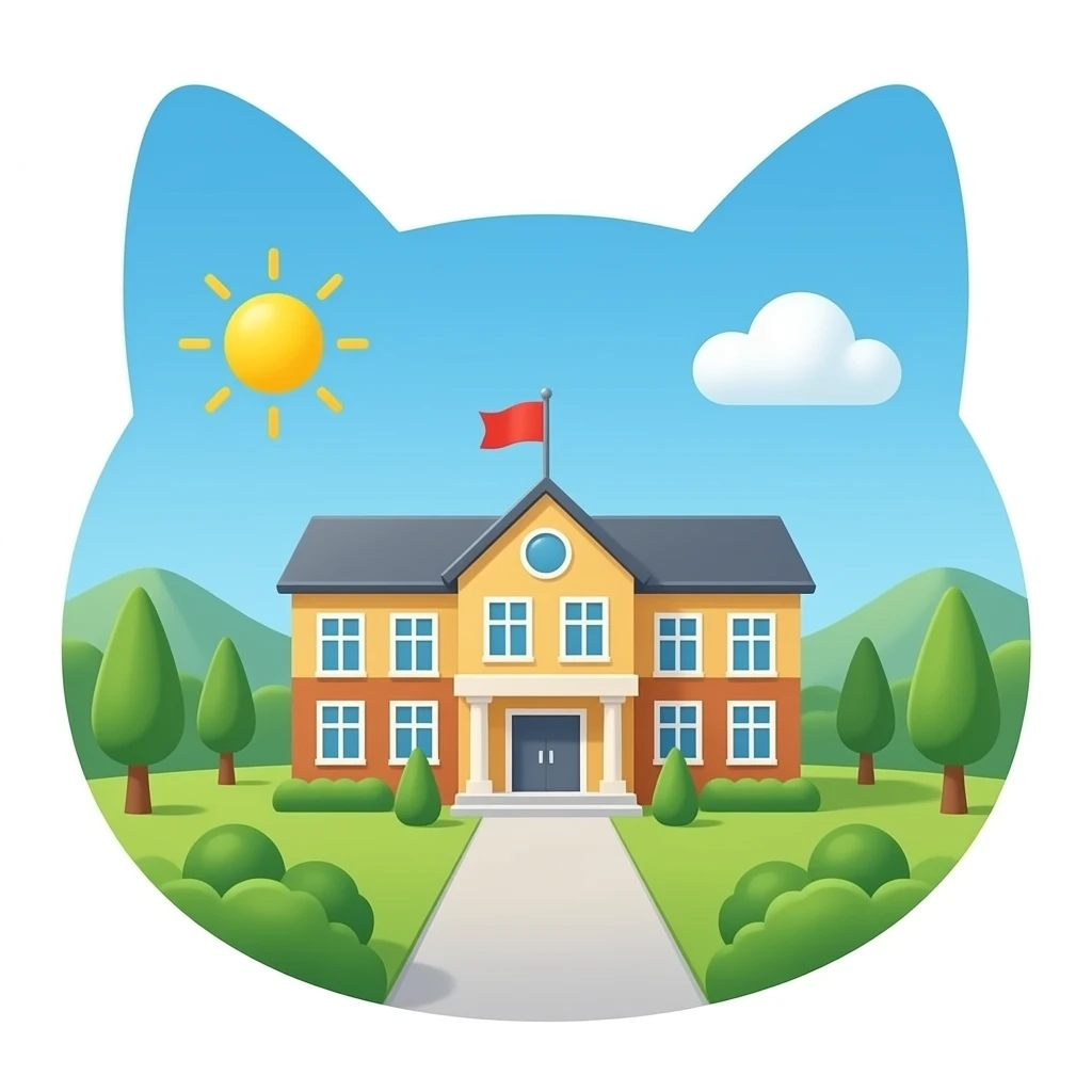 Зроби школу у вигляди котика?..... emoji