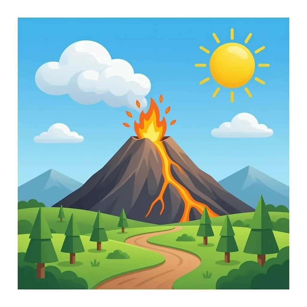 volcano emoji