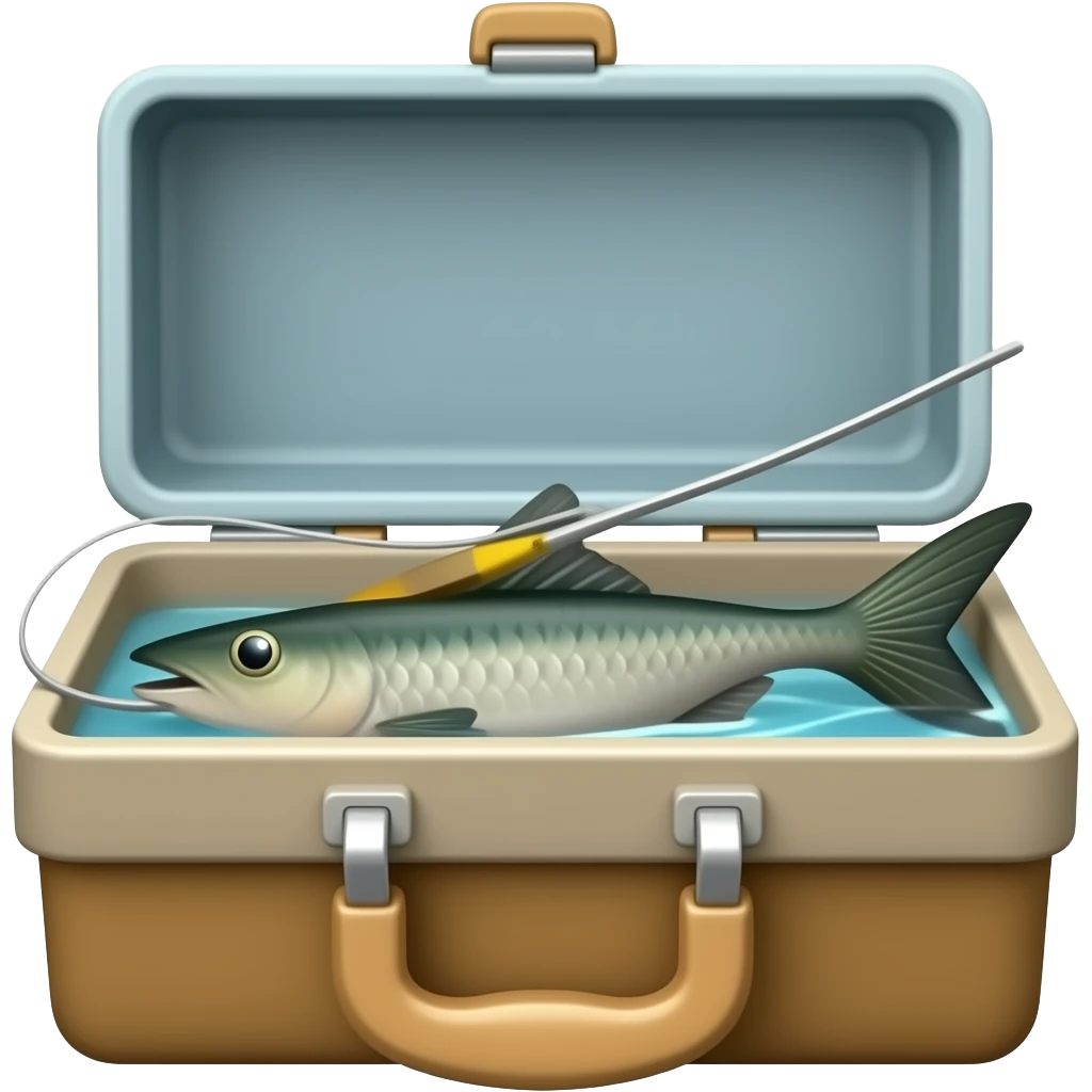 tackle box fishing, emoji emoji