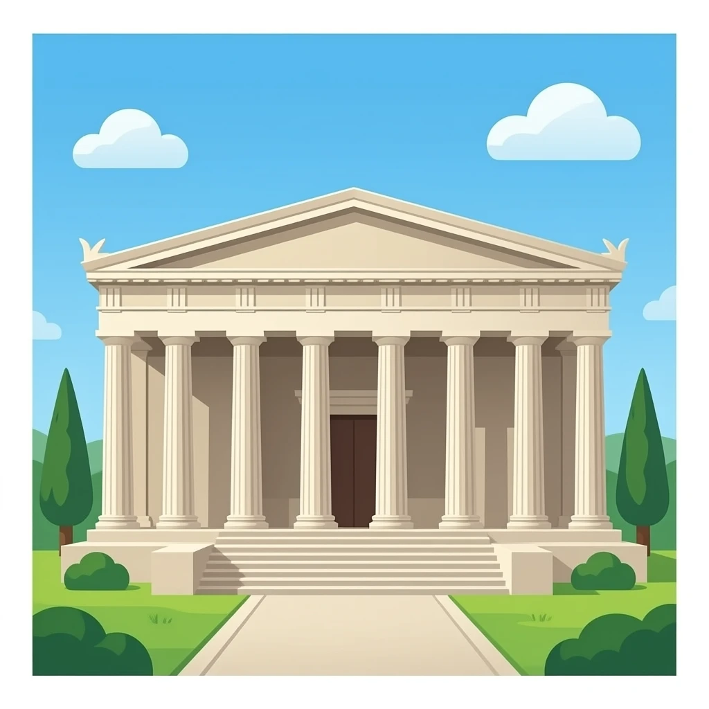 museum building with columns emoji