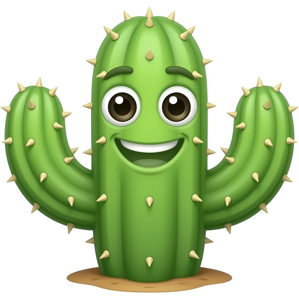 Pekarkaktus emoji