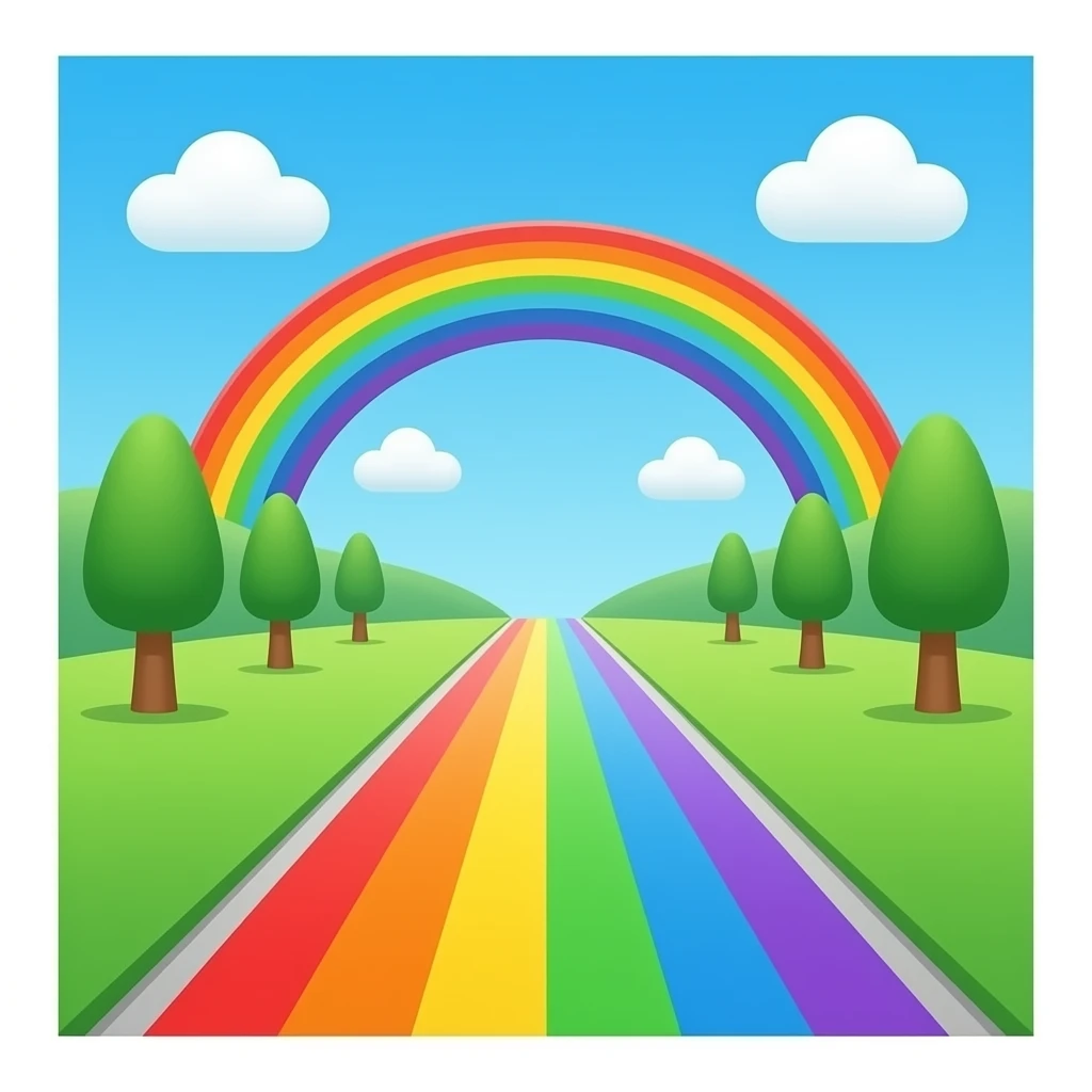 rainbow road emoji