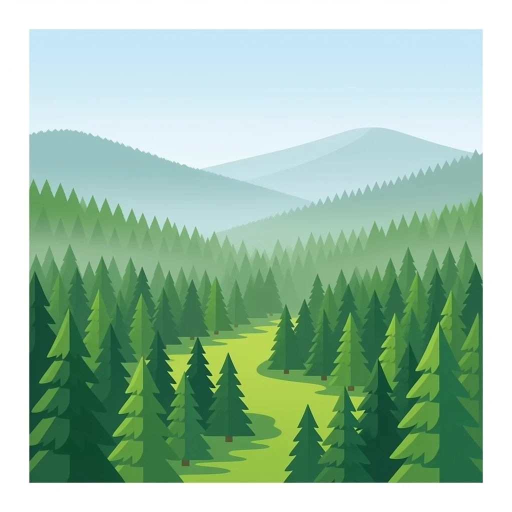 forest map emoji
