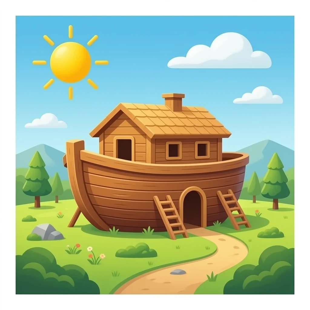 Cartoon ark emoji