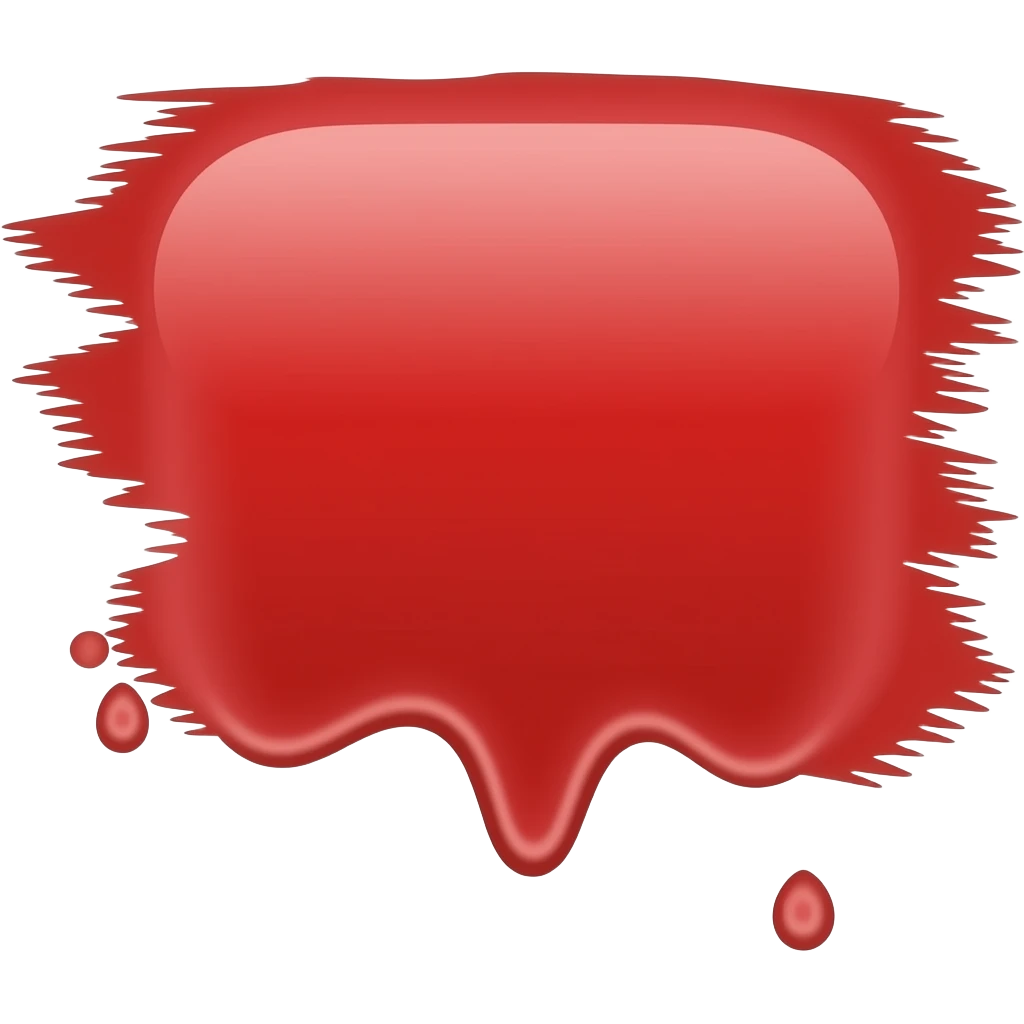 red paint emoji