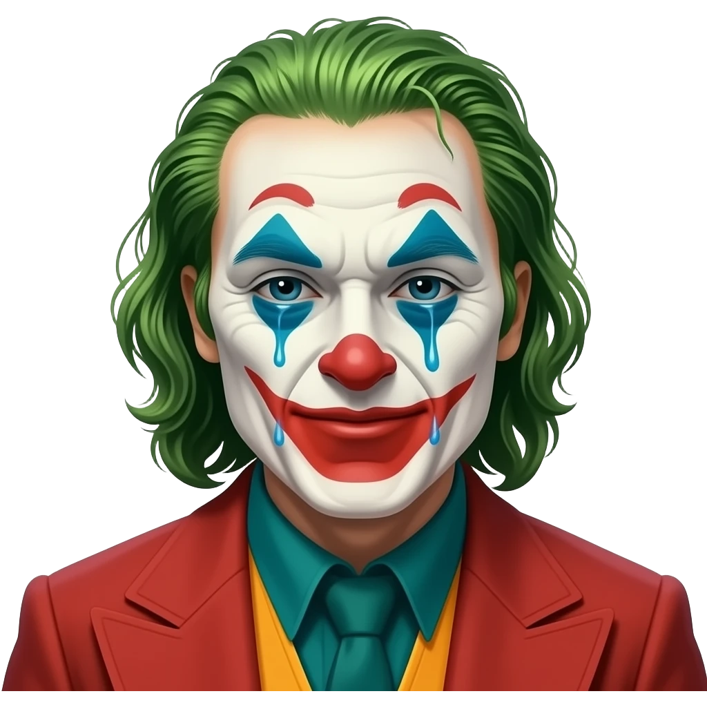 clown cries emoji
