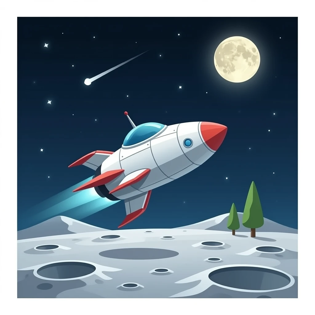 ship moon emoji