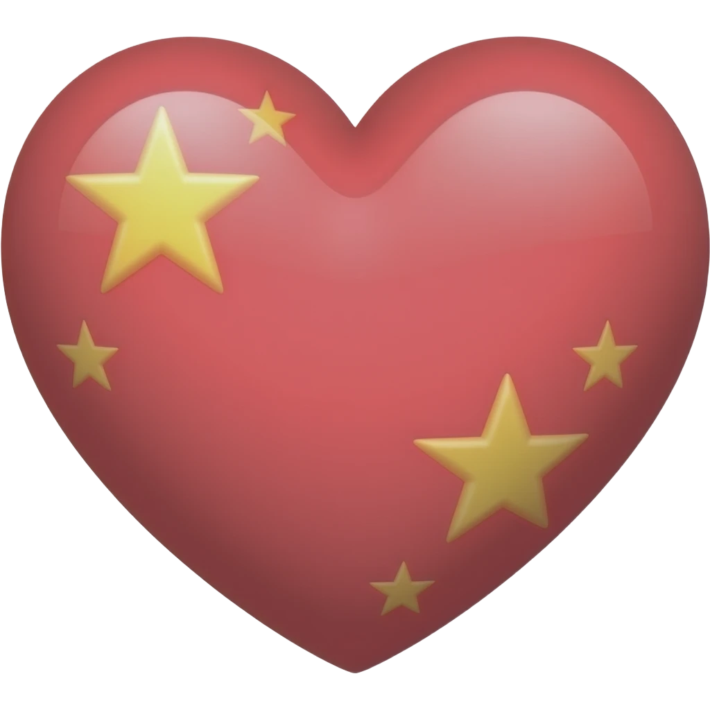 A beautiful Heart with s emoji