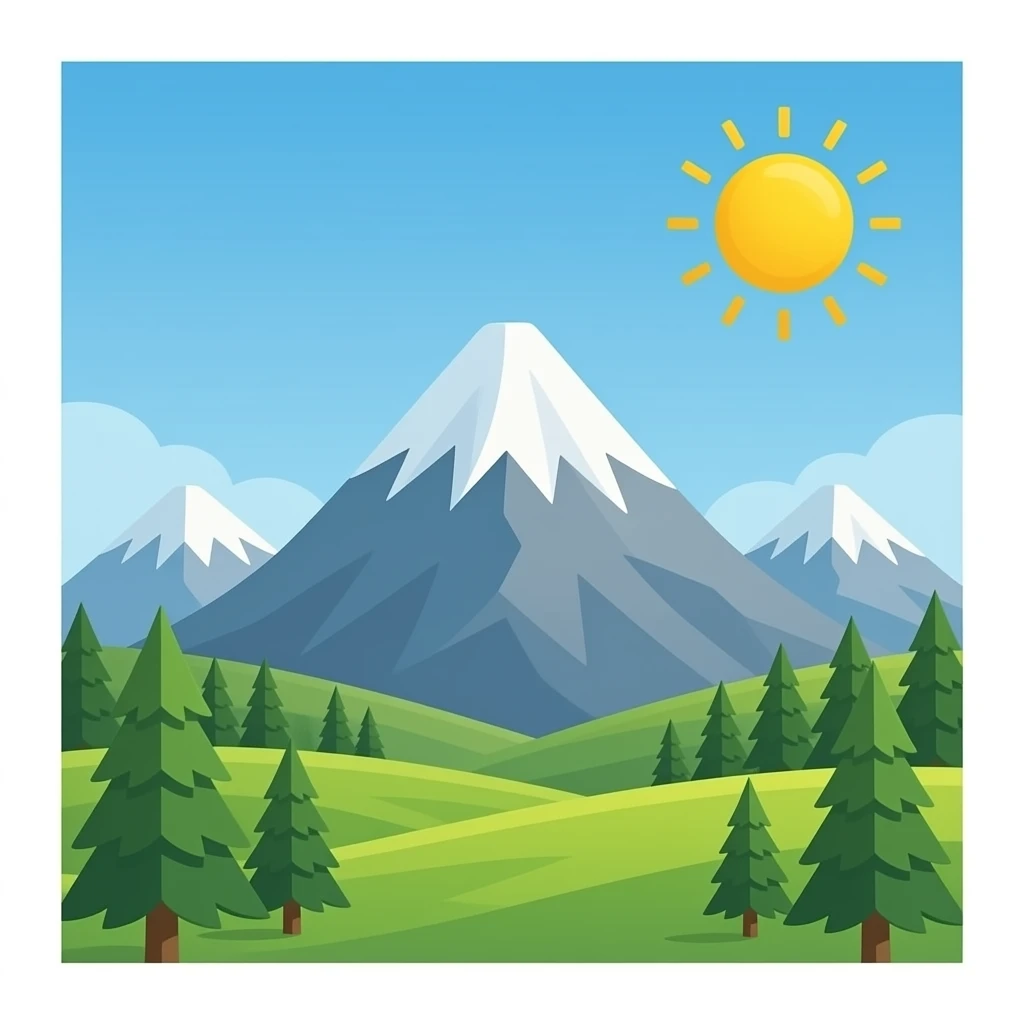 mountain emoji
