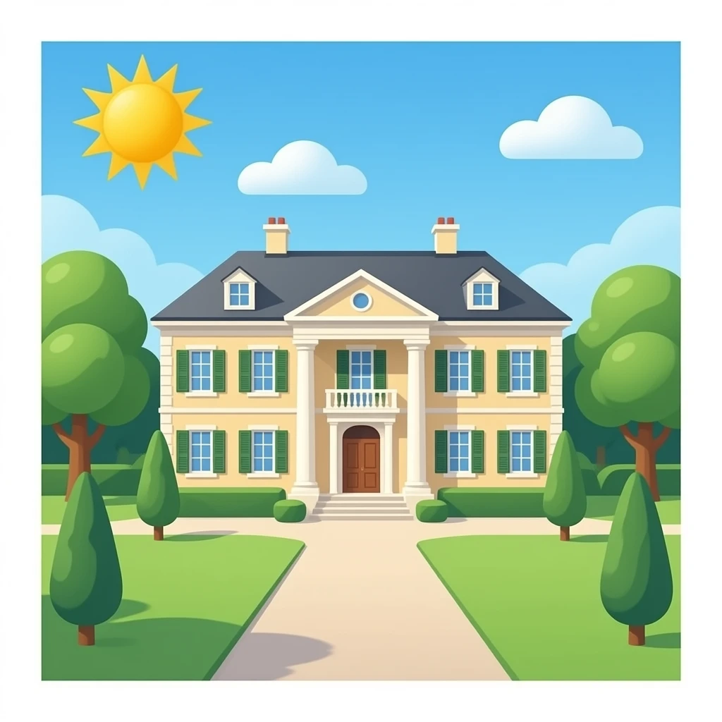 mansion emoji