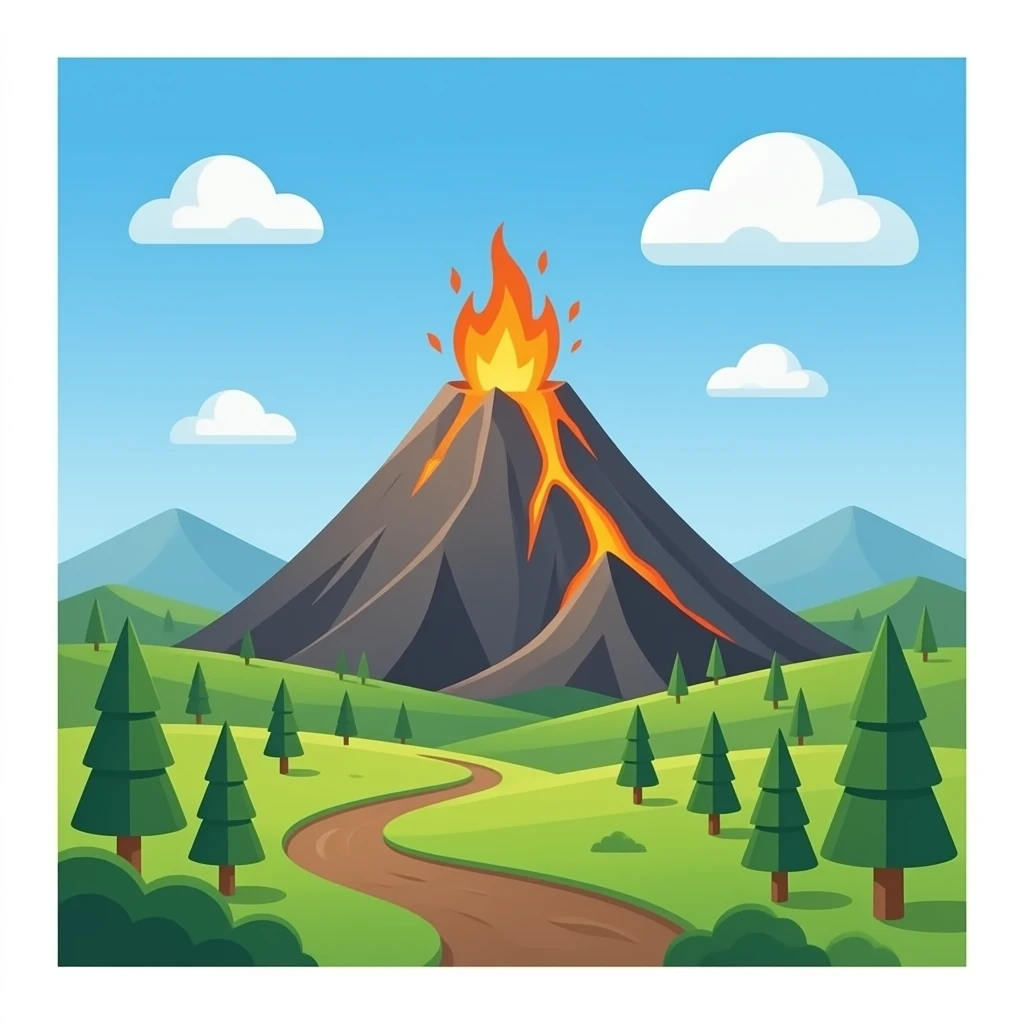 volcano emoji