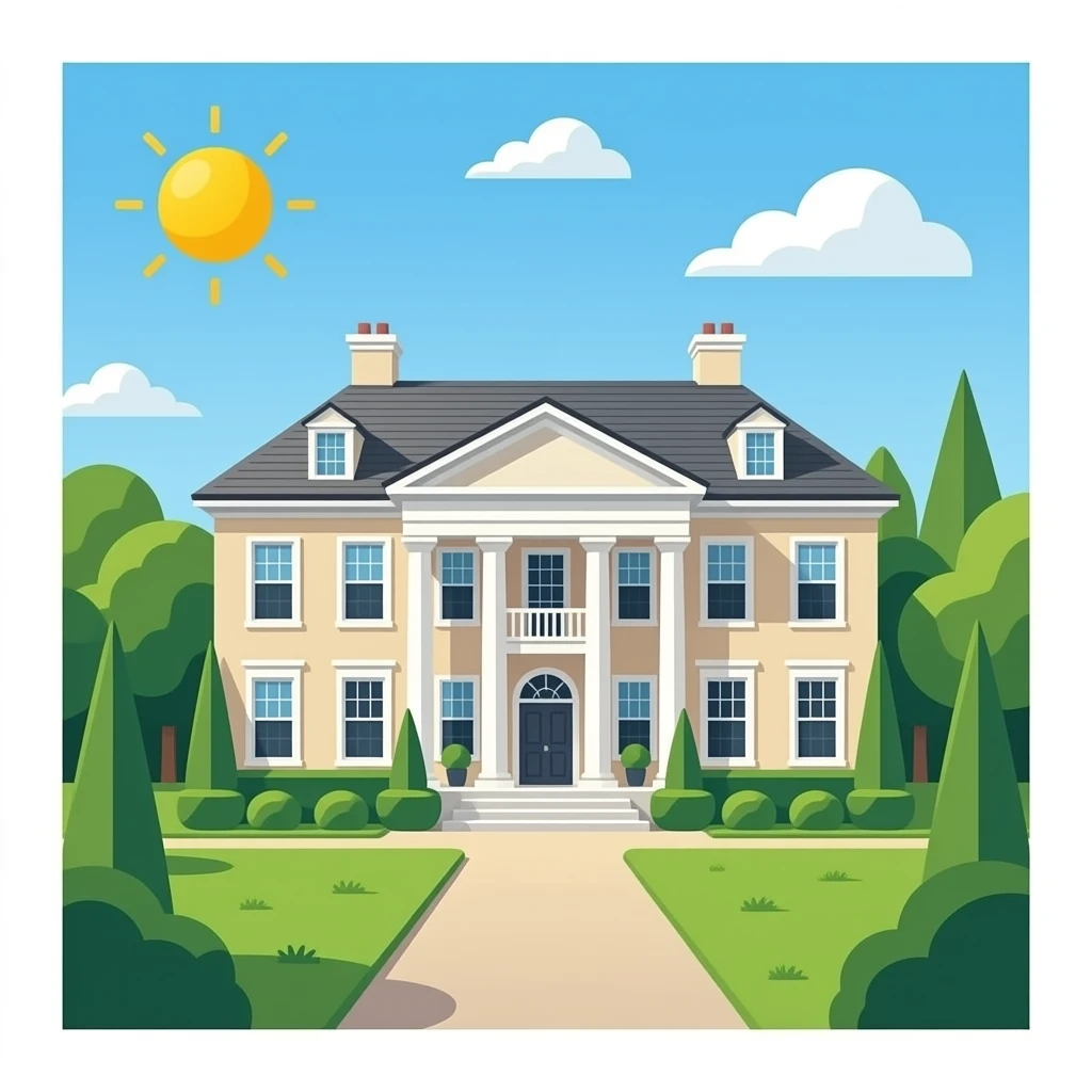 mansion emoji