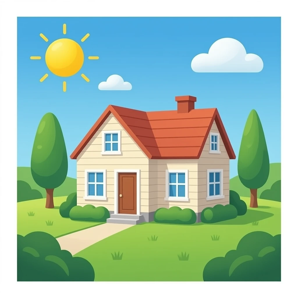 Ordinary House emoji