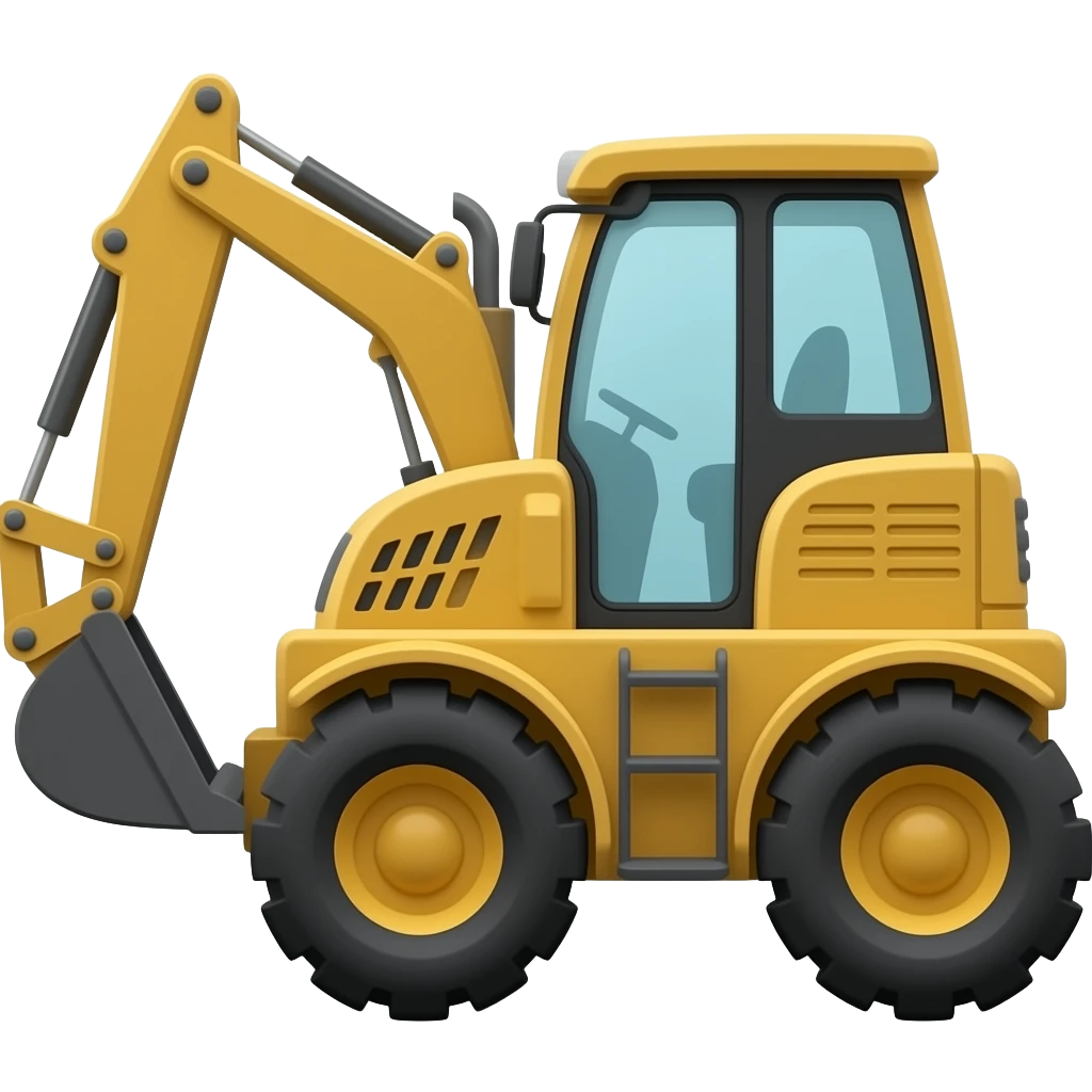 Bulldozer emoji