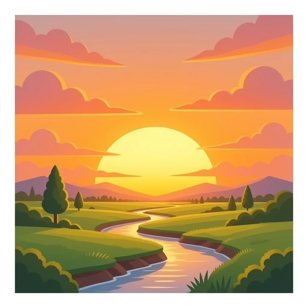 sunset emoji